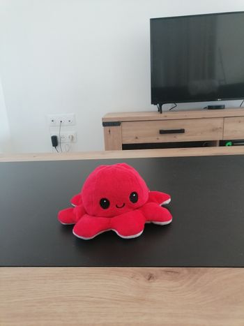 peluche pieuvre réversible