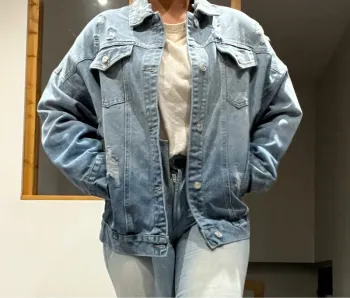 Veste en jean oversize