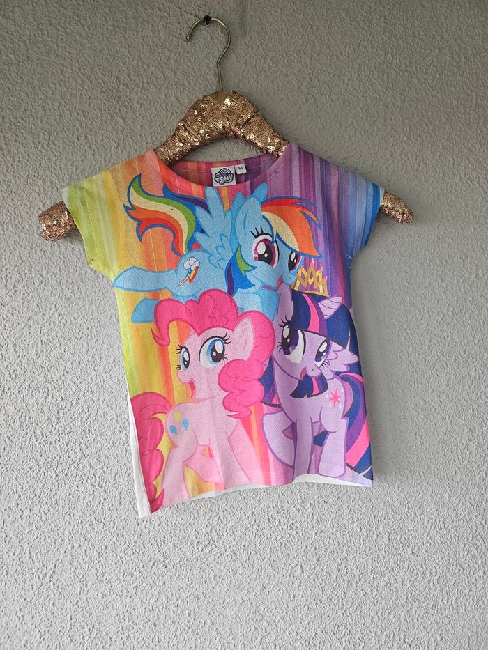 Tee shirt petits poneys pour fille - photo numéro 2