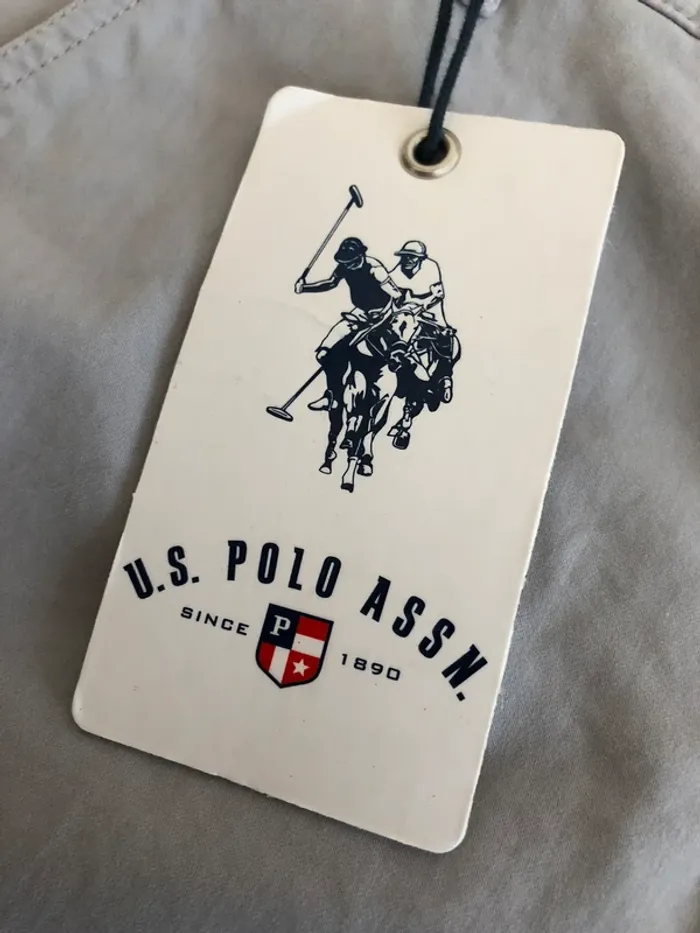 Pantalon gris clair U.S polo assn - photo numéro 7