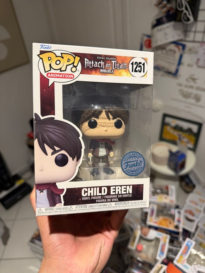 Funko Pop Child Eren 1251 - Attack on titan - photo numéro 2
