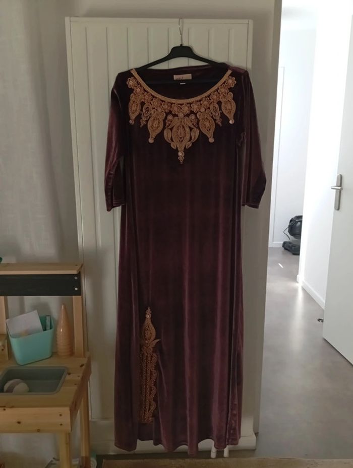 Robe orientale velours - photo numéro 2