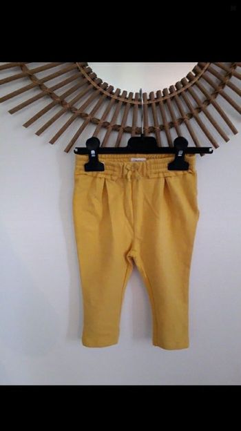 Jogg pant jaune Zara 6-9 mois