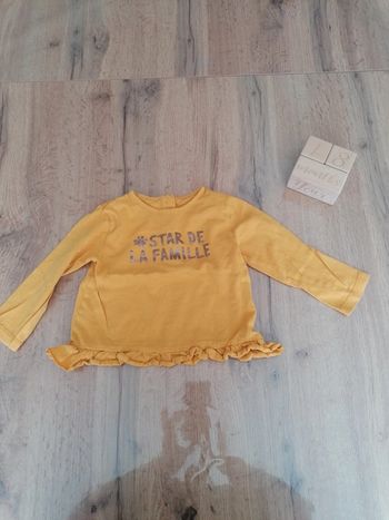 Tee-shirt manches longues 18 mois