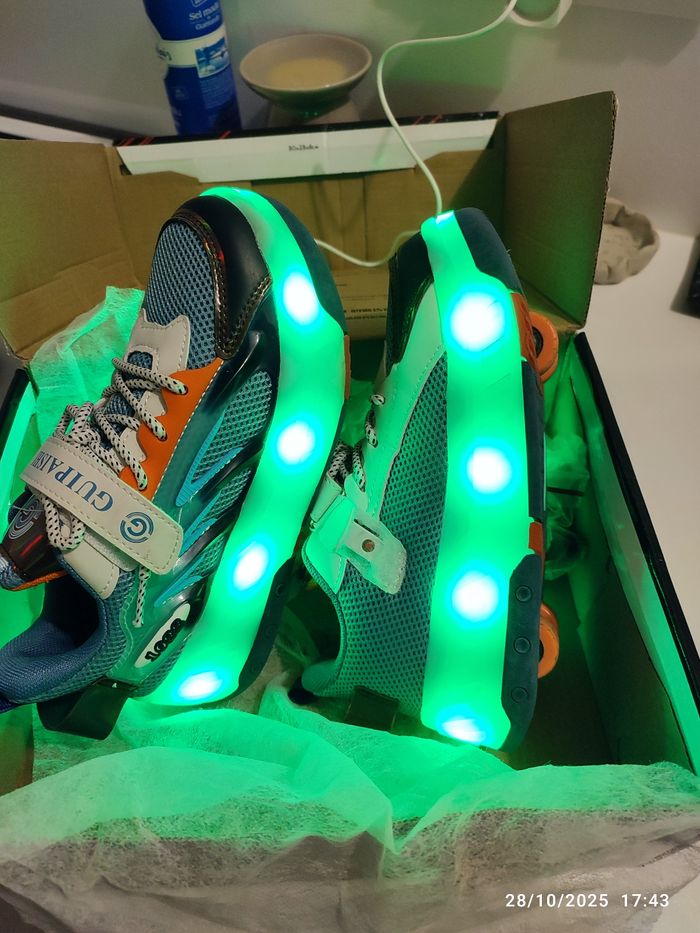 Baskets rollers lumineuses - photo numéro 8