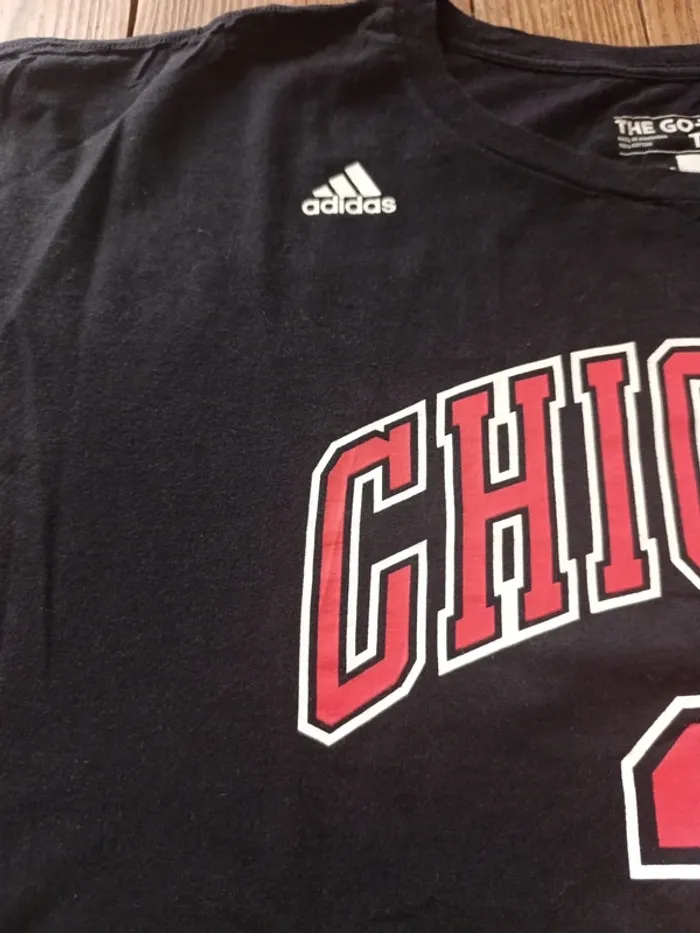 T-shirt NBA Chicago Bulls Wade 3 Taille XXL adidas - photo numéro 6