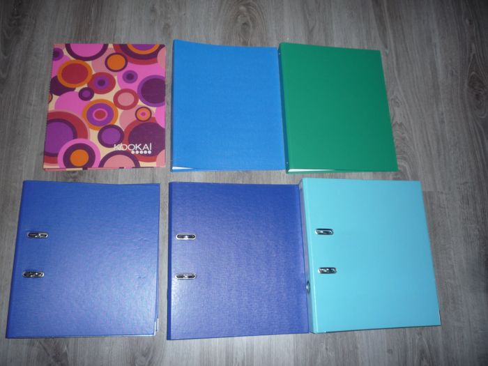 LOT DE 5 GRANDS CLASSEURS - DOS 4,5 cm - NEUF - n°04 - photo numéro 4