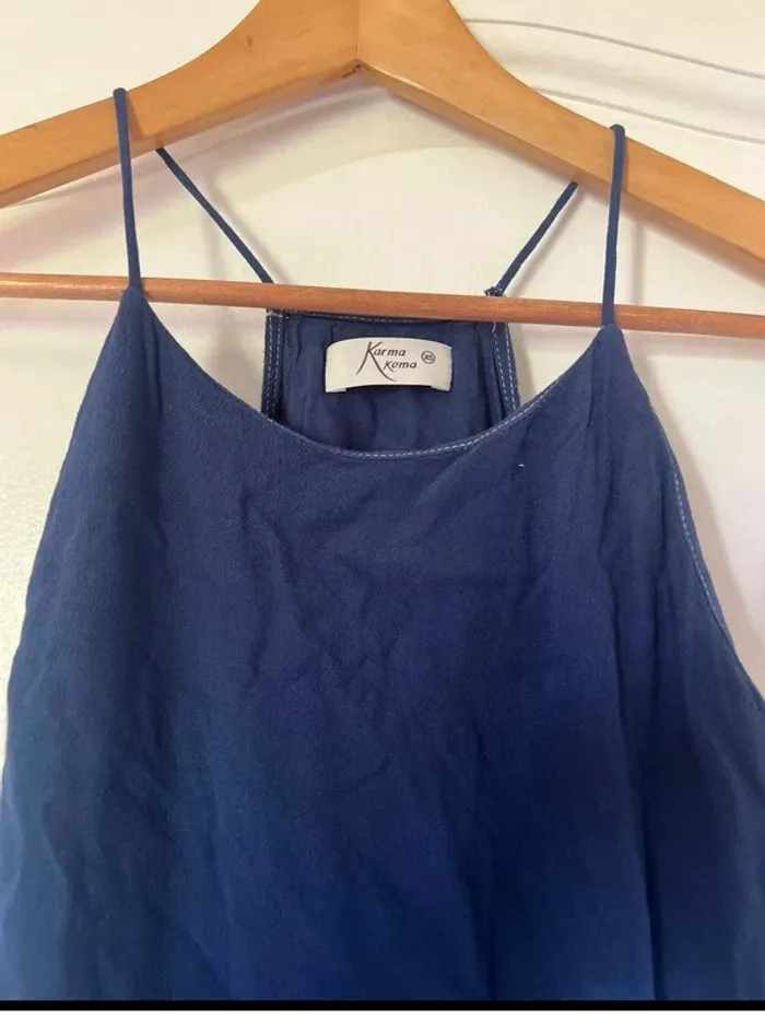 Sublime robe été vintage dos nu - taille XS - neuve - photo numéro 2