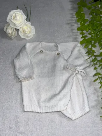 Très beau gilet  à longue langue bébé mixte