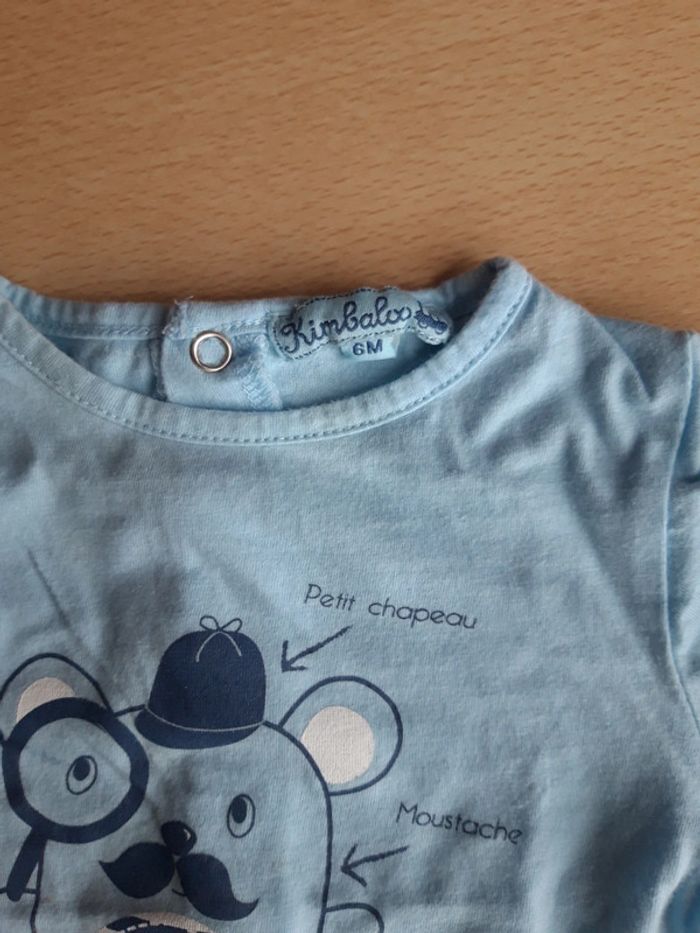 Tee-shirt Kimbaloo 6 mois - photo numéro 3