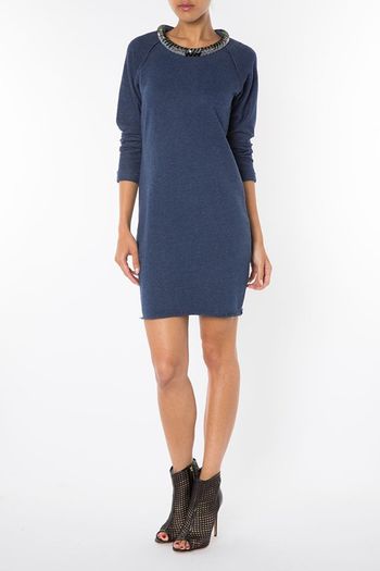 APRIL MAY - Robe col Perles et Strass TL