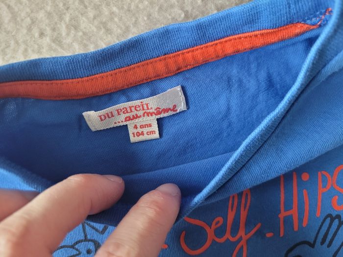 T-shirt manches longues du pareil au même 4 ans - photo numéro 5