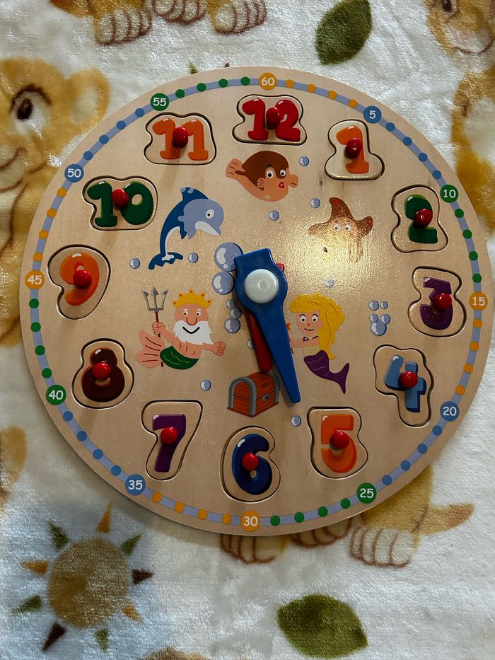 Horloge en bois