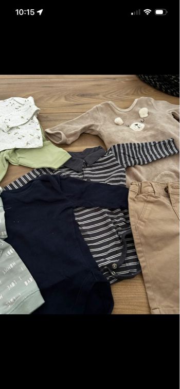 Lot vêtements bébé 