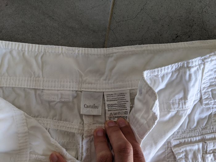 Pantacourt blanc - photo numéro 4