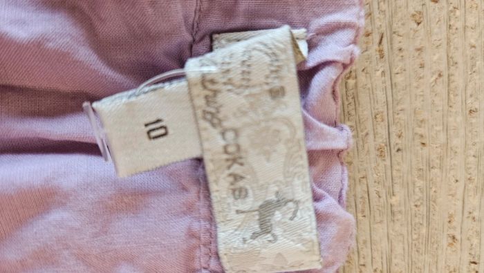 Jupe courte parme avec sequins et broderie, CKS, 10 ans, peu mise - photo numéro 9