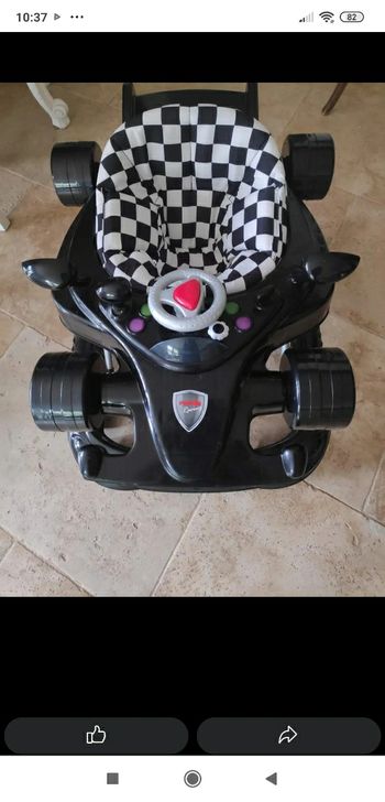 Trotteur Nania racing noir