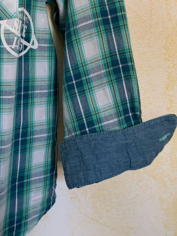 Chemise manches longues à carreaux Orchestra 4 ans - photo numéro 6