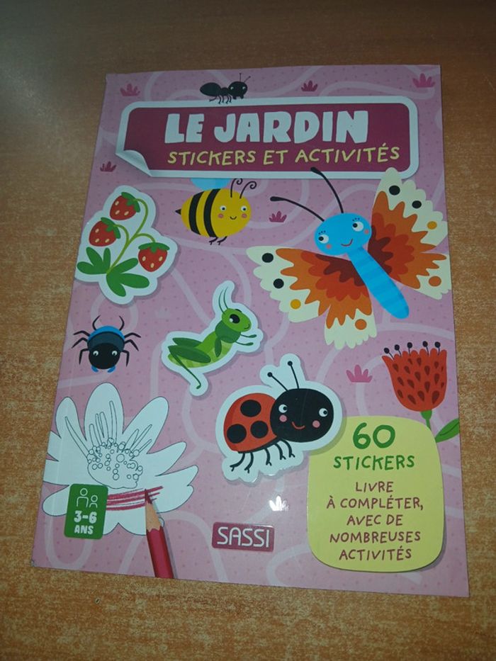 Le jardin stickers et activités