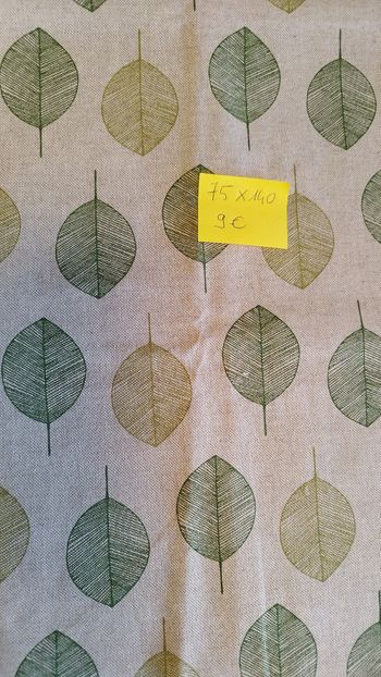 Coupon tissu coton épais 