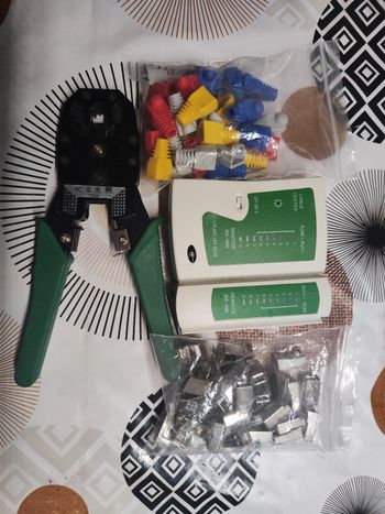 Kit outils réseau pince a sertir Testeur de câble réseau🌞Envoi aujourd'hui ou demain