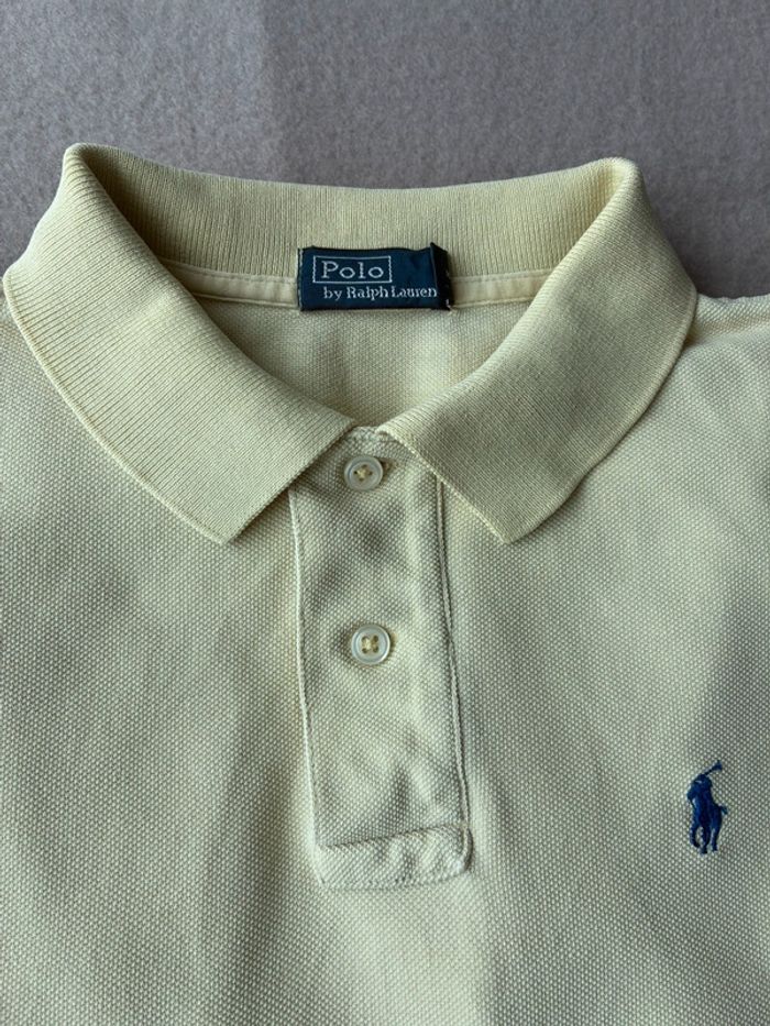Polo Ralph Lauren homme taille L couleur jaune pale - photo numéro 14