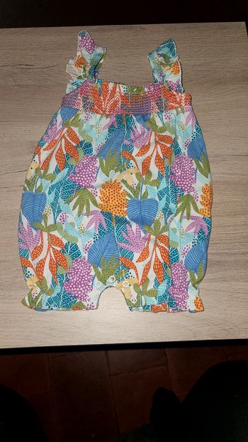 Combinaison fleur  6mois