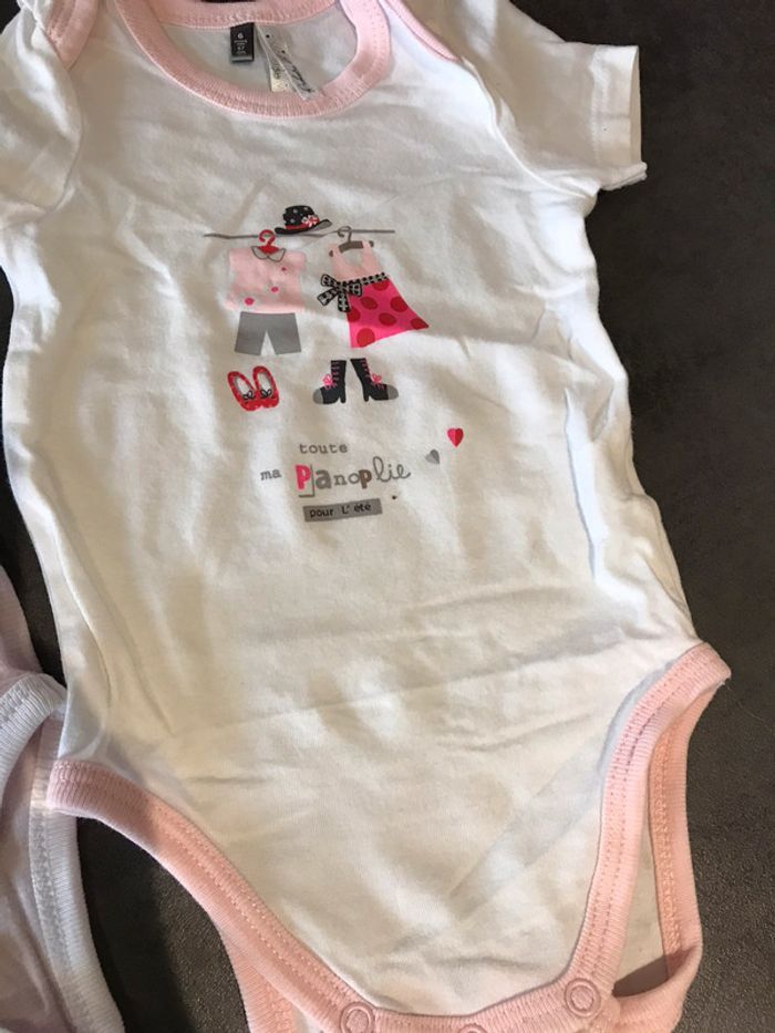 Lots de 4 bodies fille - photo numéro 2