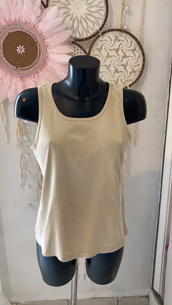 Débardeur beige Tout simplement
