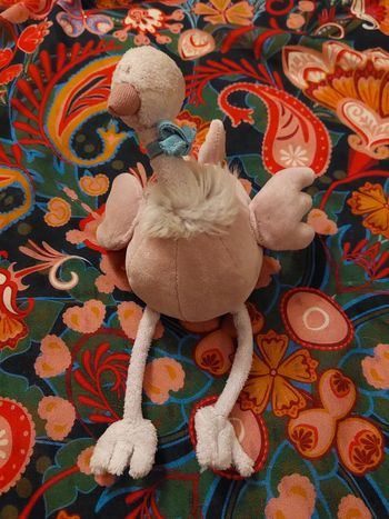 #06 Jacadi - doudou peluche autruche