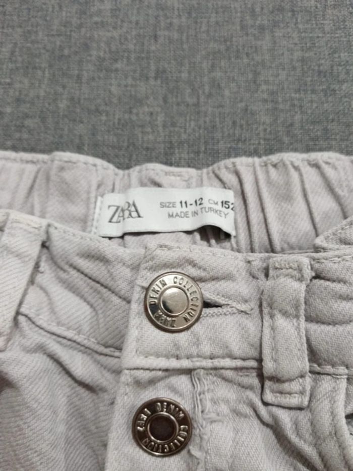 C55 short jeans gris Zara 11-12 ans - photo numéro 3