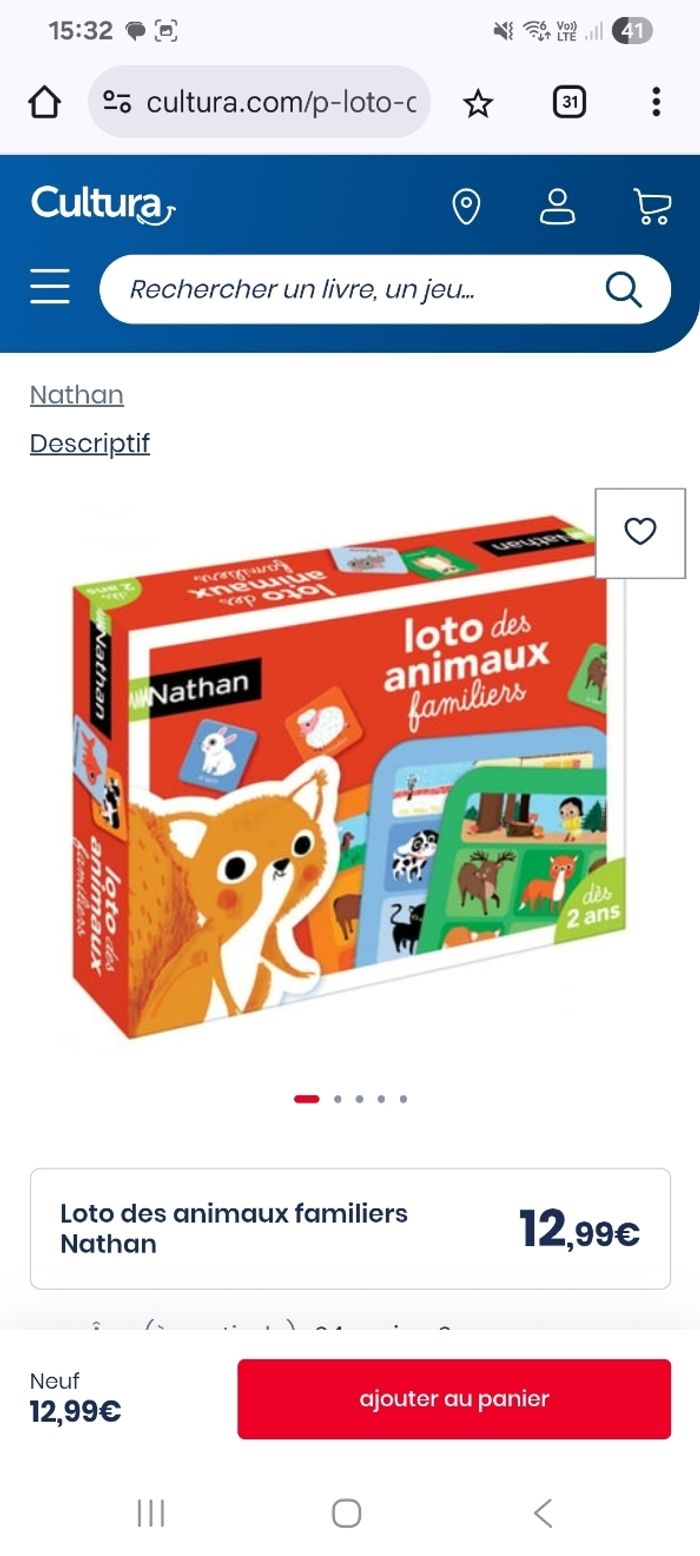Loto des animaux Nath. - photo numéro 6