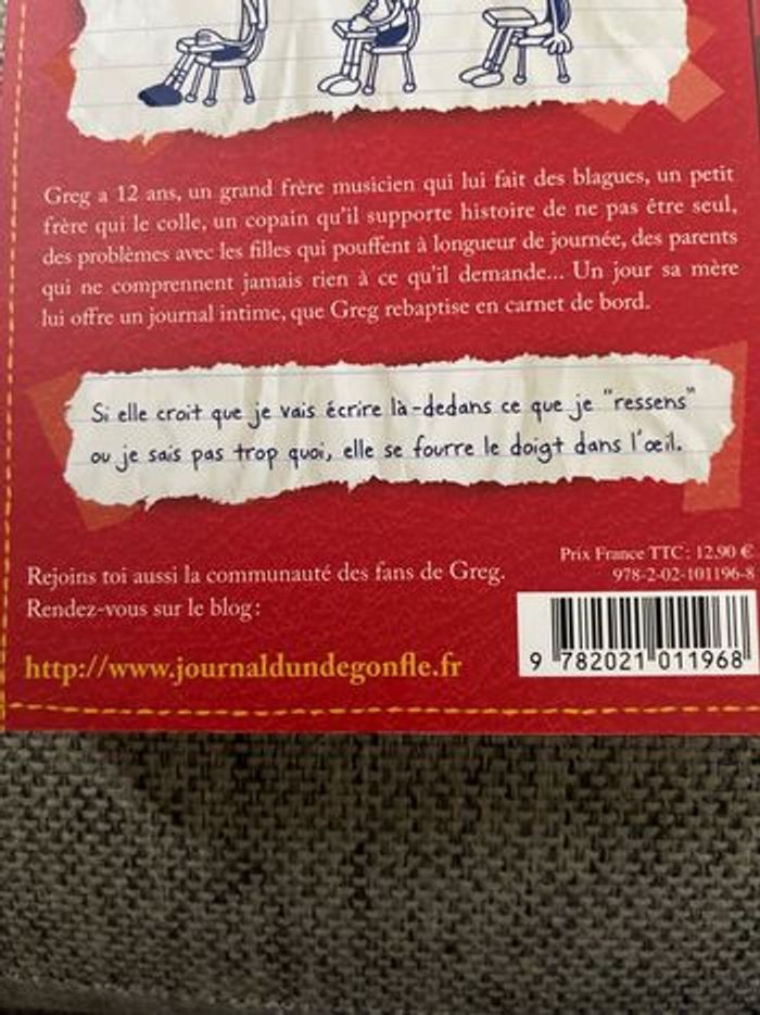 Livre Journal d’un dégonflé de Jeff Kinney - photo numéro 3