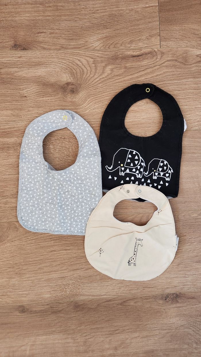 Lot de 23 bavoirs bébé mixte - photo numéro 4