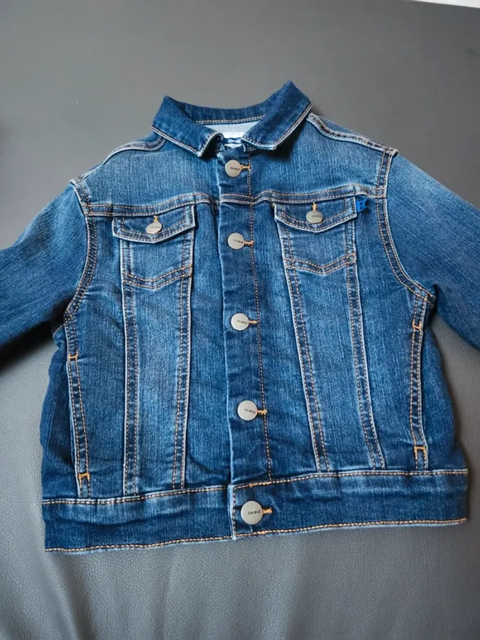 Veste en jean garçon boutons pressions okaidi garçon - photo numéro 3