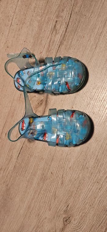 Chaussures d eau bleu, en plastique, pointure 27, peu mises