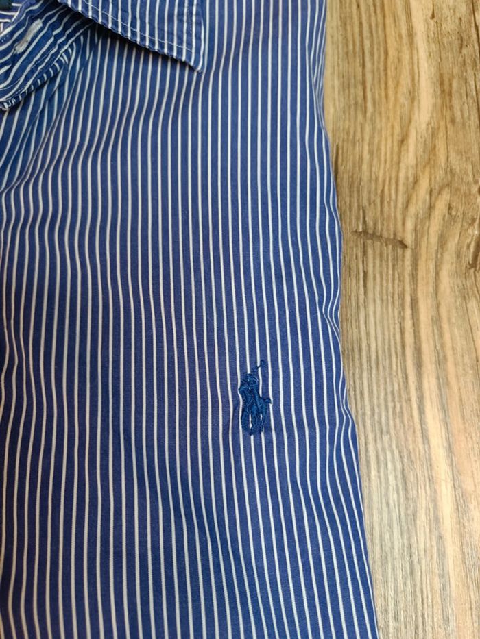 Chemise rayée Ralph Lauren homme bleu marine - photo numéro 3