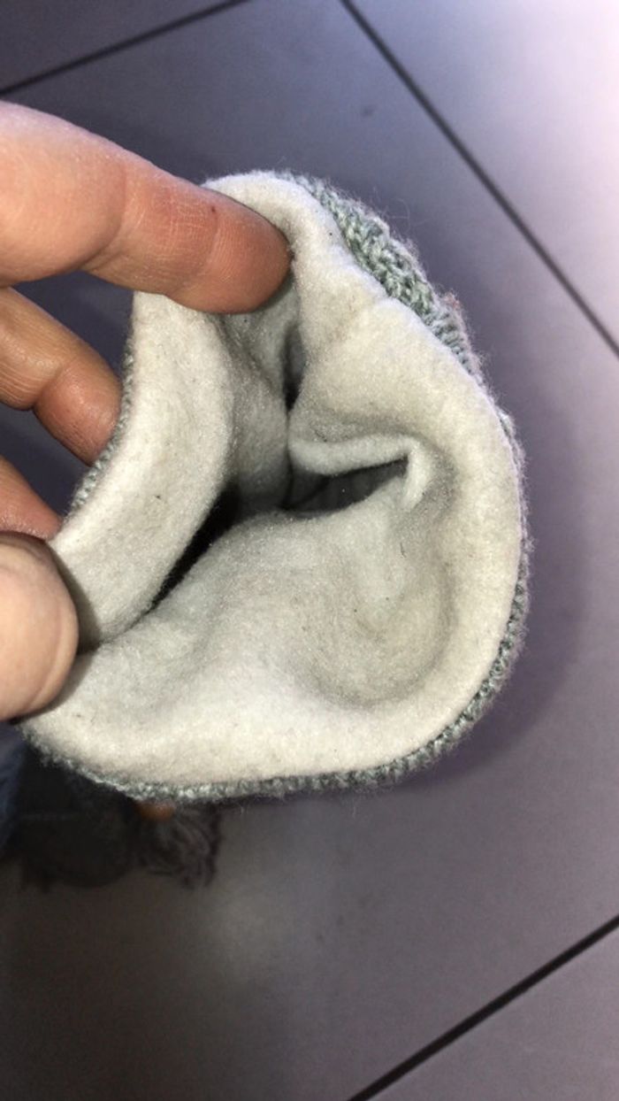 Chausson chaussette longue antidérapante à nouer 33-34 - photo numéro 4