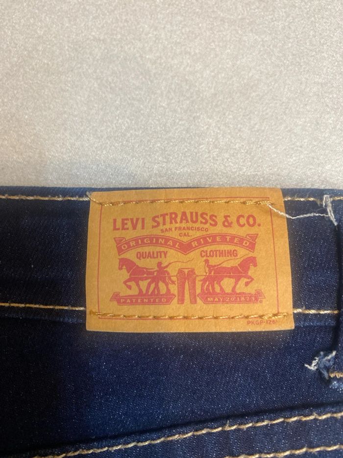 Jean Levi’s 710 Super Skinny elastane bleu foncé taille 16 ans neuf - n14m - photo numéro 5