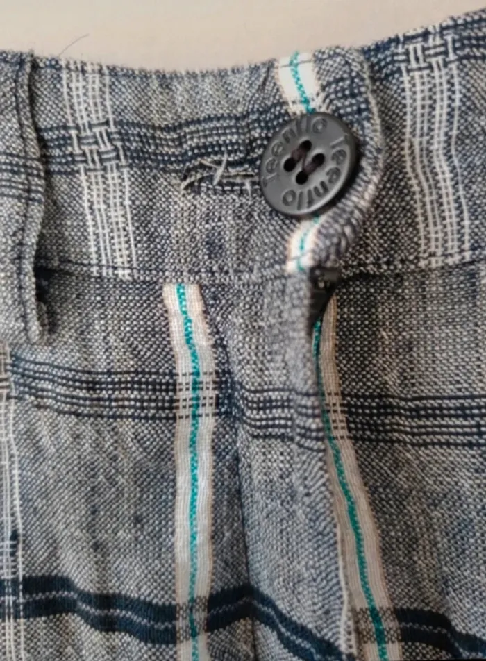 Pantalon Teenflo vintage neuf, jamais porté, taille haute, 70% lin, 30% viscose. - photo numéro 6