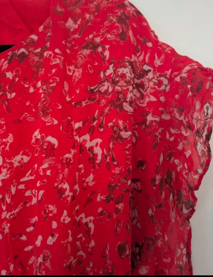 Robe a volants imprimé floral Iro - photo numéro 3