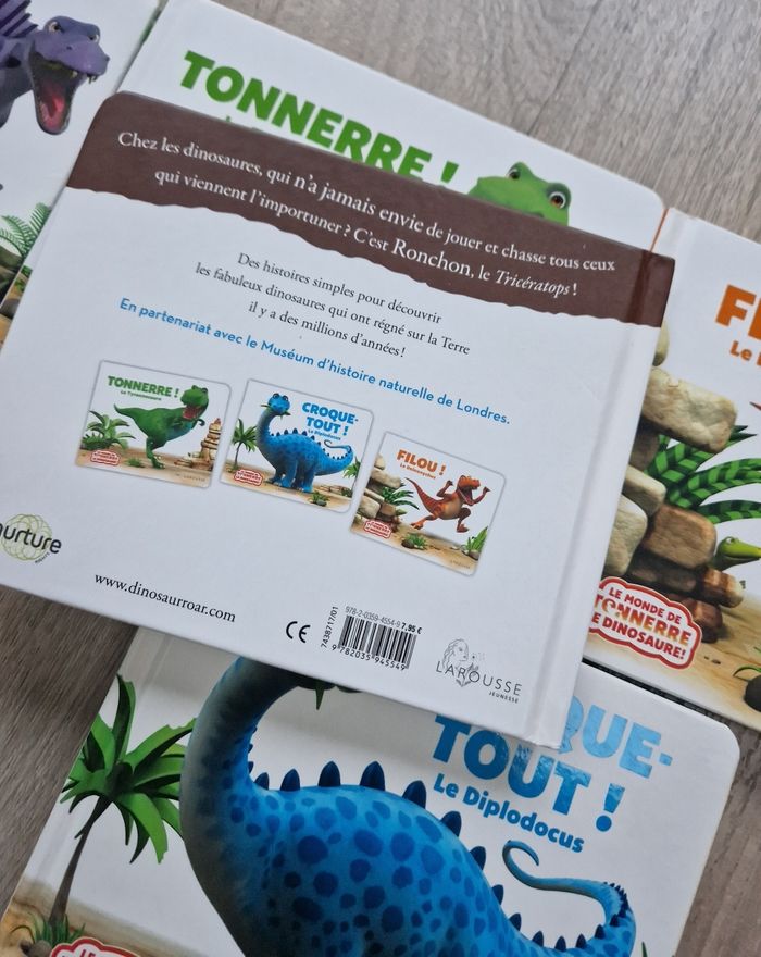 Lot de 5 livres enfant dinosaures - photo numéro 2