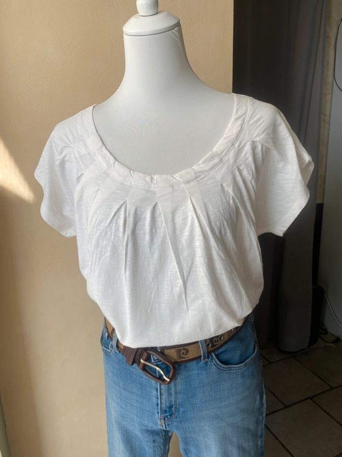 T-shirt blanc La Redoute 36 - photo numéro 5