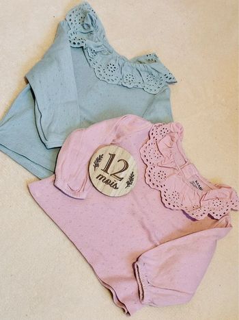 Lot 2 t-shirts manches longues