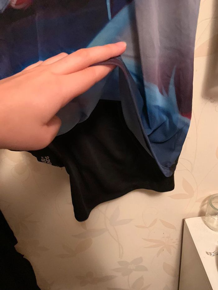Robe fourreau Ahri noir et bleu taille M - photo numéro 4