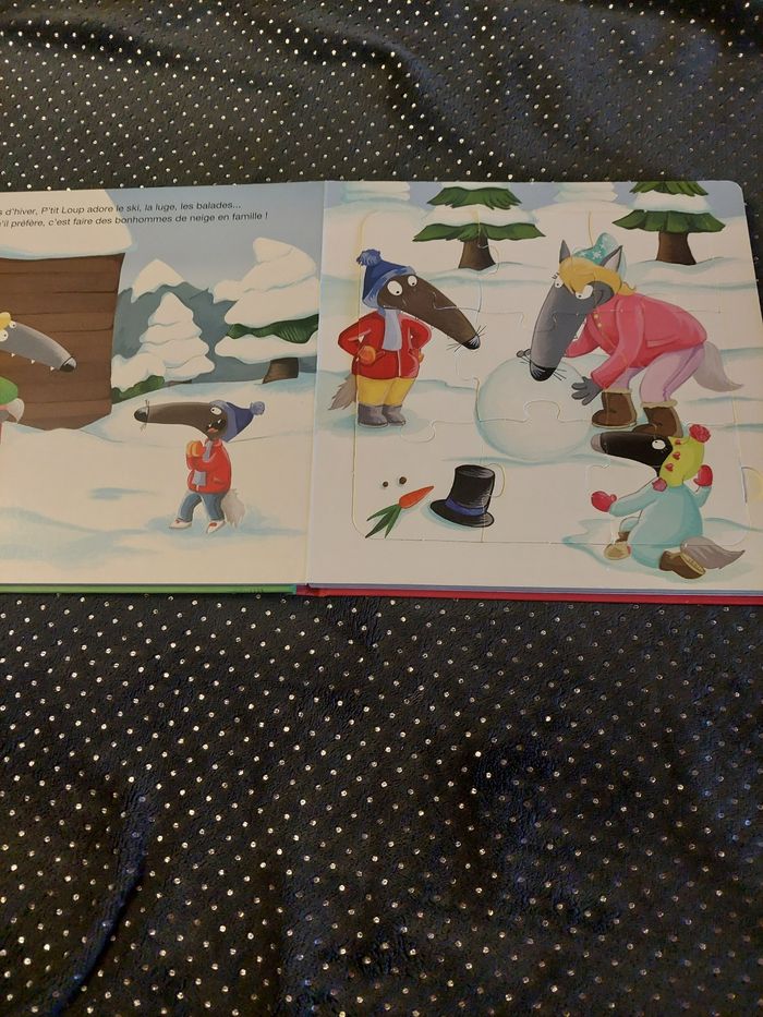 Livre puzzle de petit loup - photo numéro 4