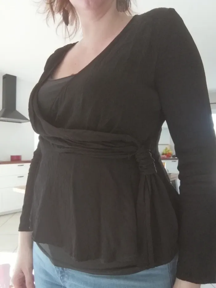 Blouse H&M noir - photo numéro 2
