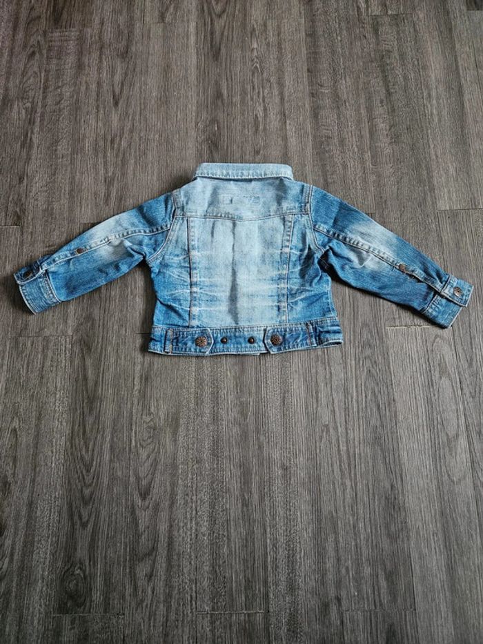 Veste en jeans fille taille 18 mois - photo numéro 2