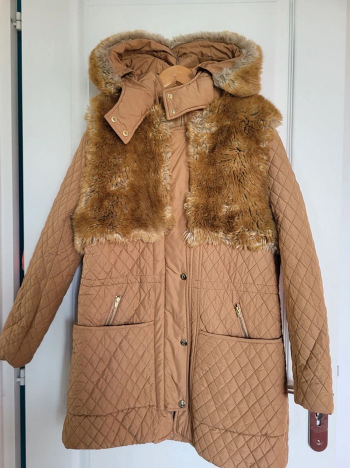 Doudoune bi-matière Chloé 12 ans impeccable - photo numéro 2