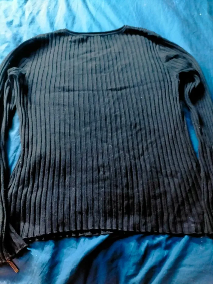 Pull noir femme M - photo numéro 3